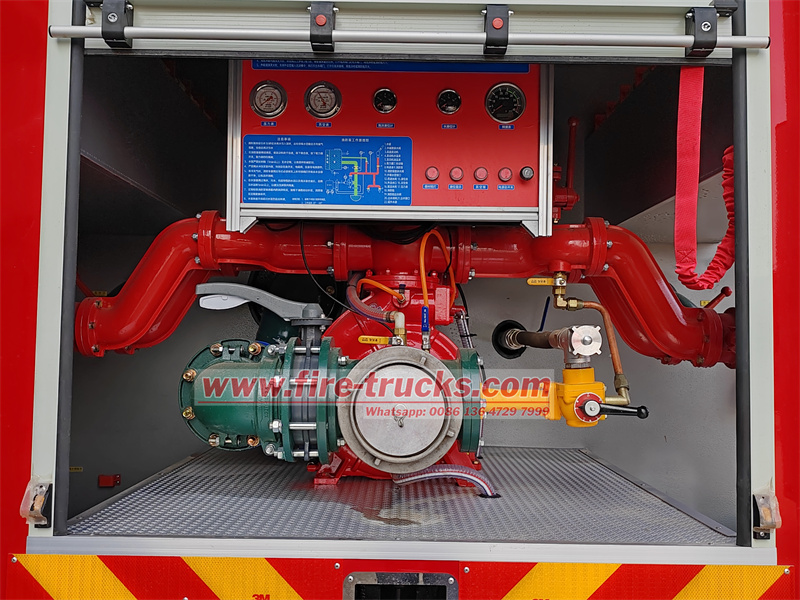 HOWO TX350 8000L foam water fire fighting vehicle