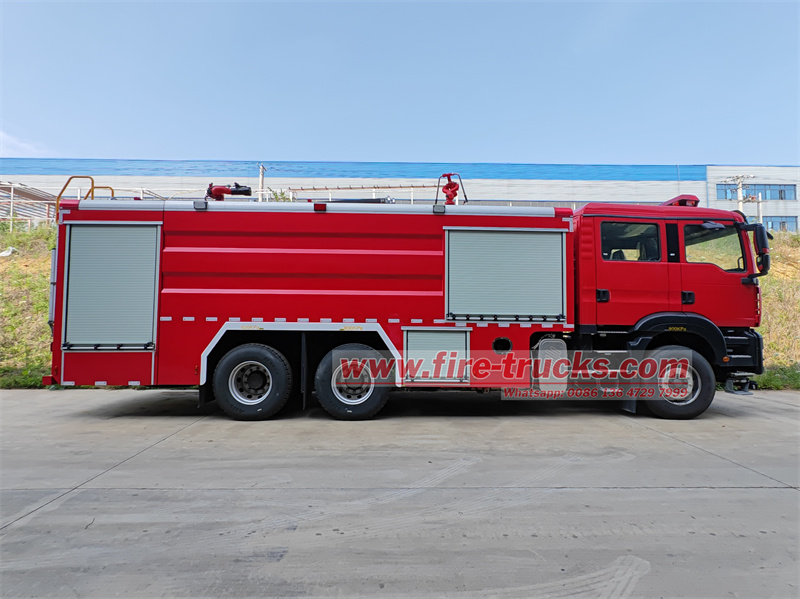 SITRAK 6x4 13cbm dry powder foam fire truck