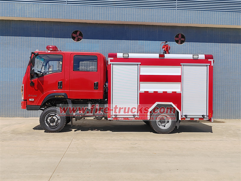 POWERSTAR 4×4 off-road fire truck Dongfeng