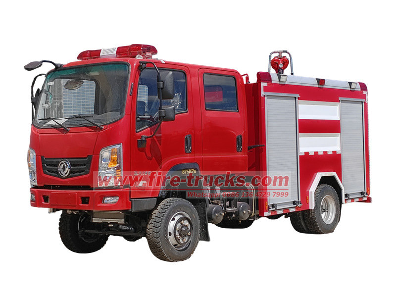 4WD wildland fire pumper truck