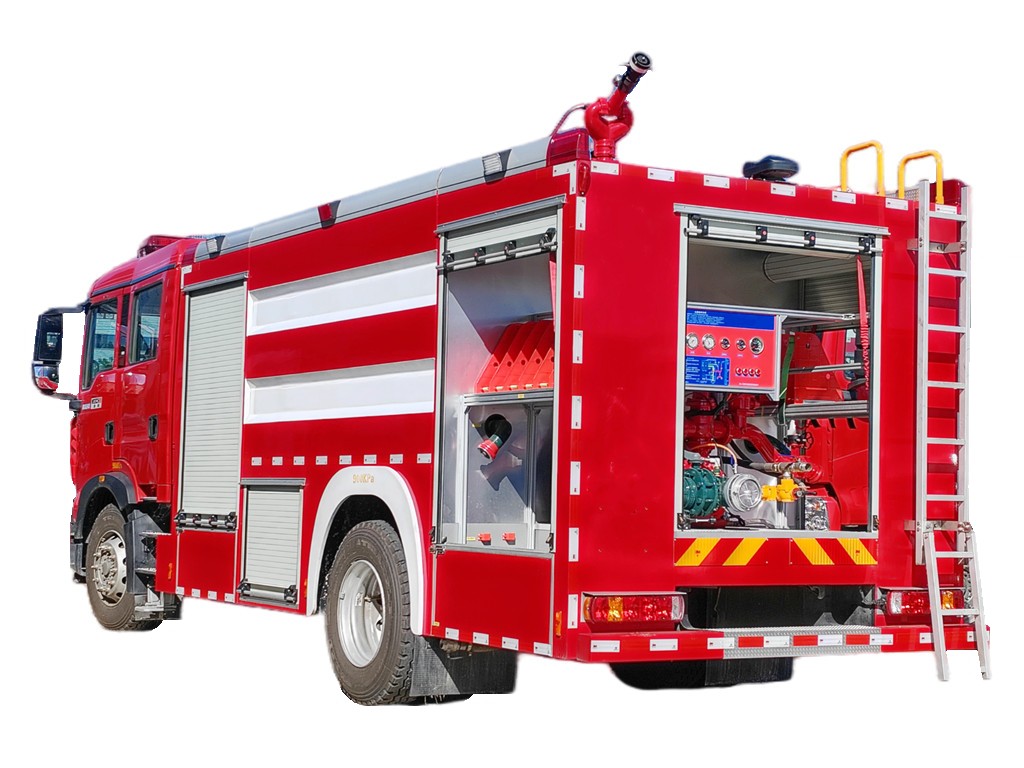 Howo water foam pumper fire truck