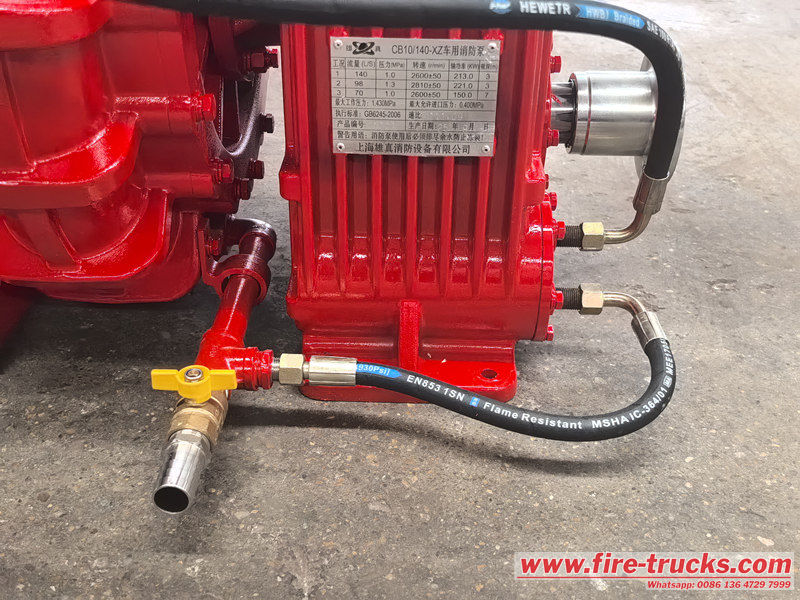 water foam fire pump