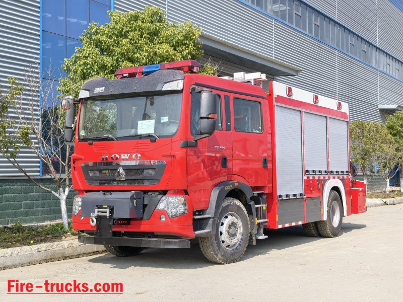 Senegal HOWO Rescue fire vehicle