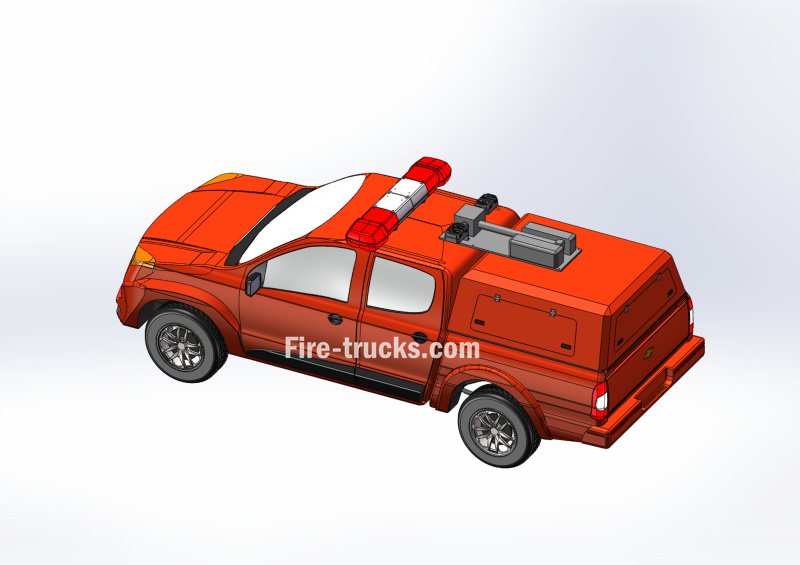 DONGFENG NISSAN Rescue fire pickup CAD drawing DONGFENG NISSAN Rescue fire pickup CAD drawing