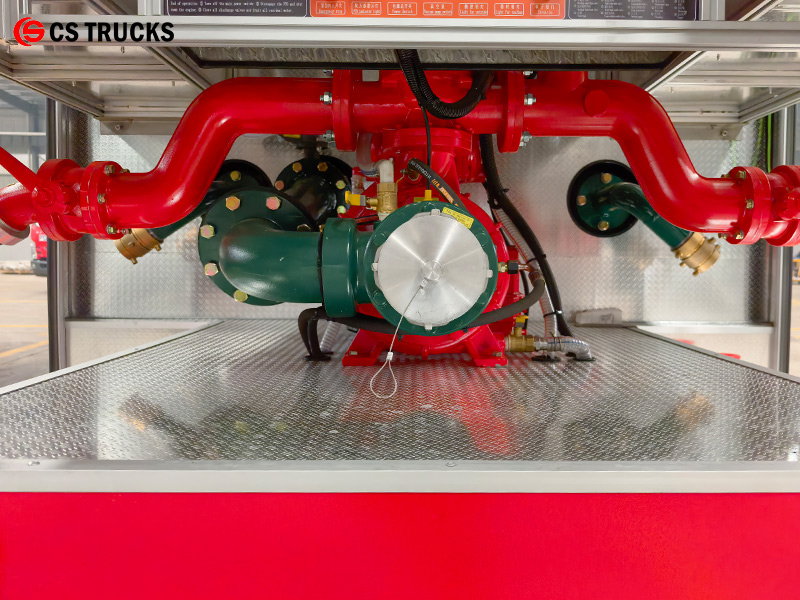 HOWO 4x2 fire water pump truck