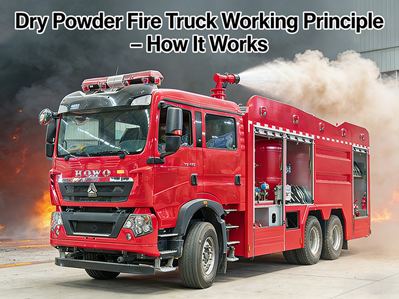 howo Dry powder fire truck howo Dry powder fire truck
