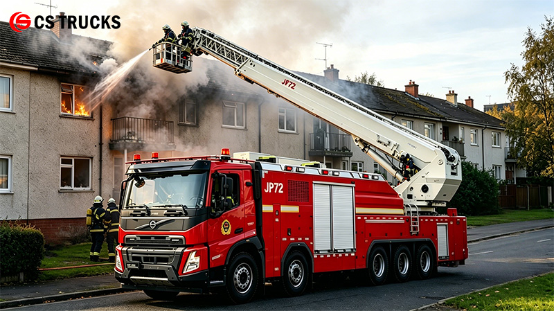 howo 72 Meter High Capacity Water Tank Fire Ladder Truck howo 72 Meter High Capacity Water Tank Fire Ladder Truck