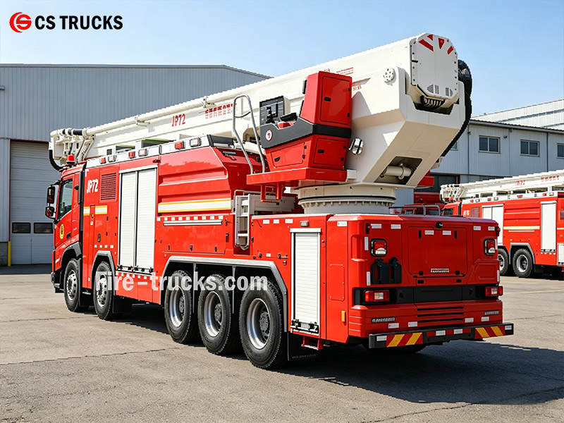 howo 72 Meter Automatic Outrigger Fire Ladder Truck howo 72 Meter Automatic Outrigger Fire Ladder Truck