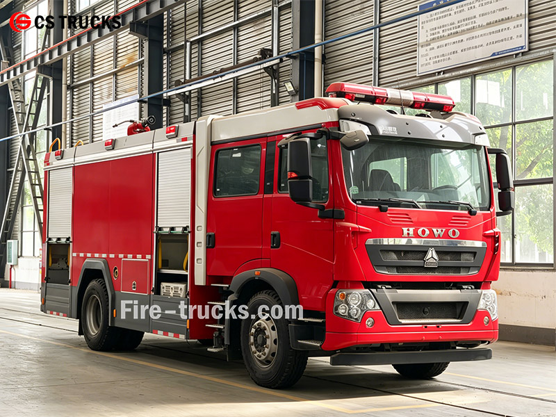 HOWO TX 350HP Fire Water Truck For Municipal Applications HOWO TX 350HP Fire Water Truck For Municipal Applications