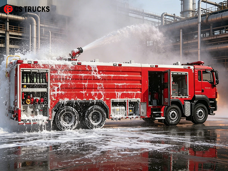 SITRAK 8×4 6500L Wildland Foam Fire Truck SITRAK 8×4 6500L Wildland Foam Fire Truck