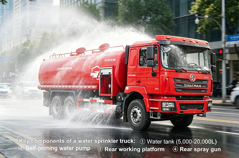 ISUZU Euro 6 fire fighting water tanker