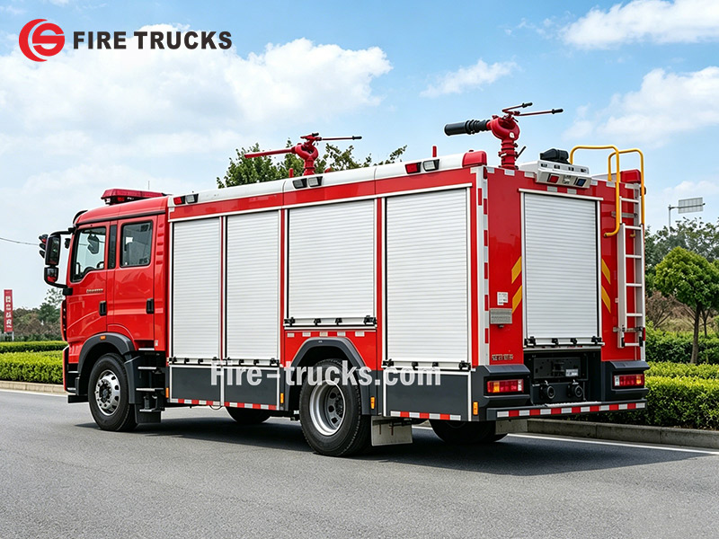 foam fire tender equipment Room