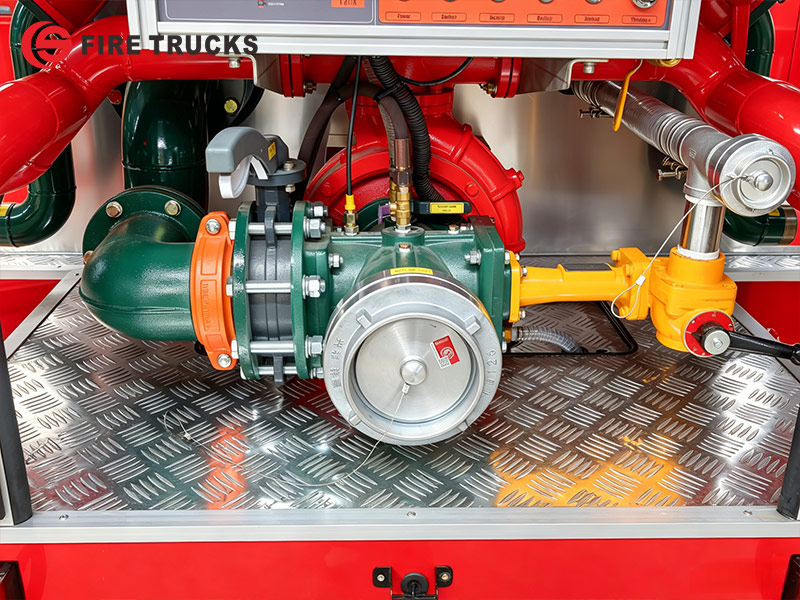 HOWO 4x2 water foam fire truck CB10/100-XZ fire pump Philippines