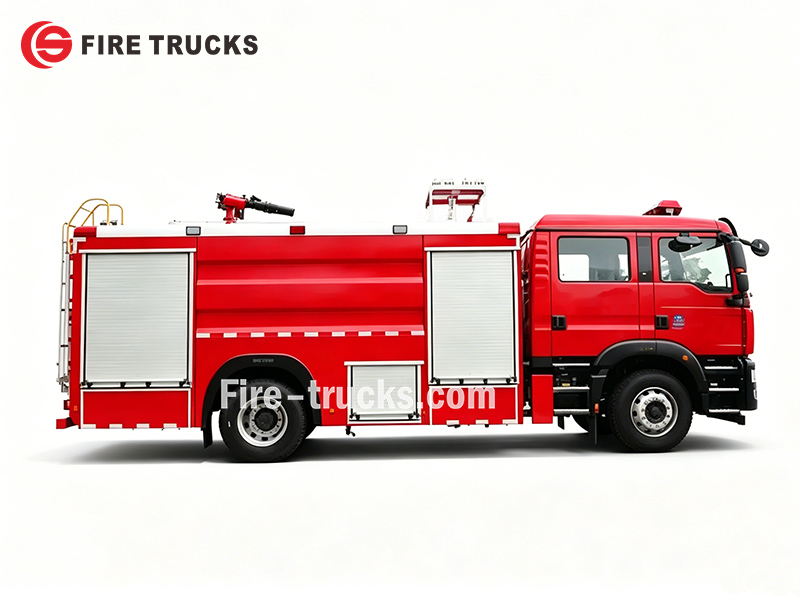 SITRAK HOWO 360° Rotation Lighting Mast Fire Command Vehicle Liberia