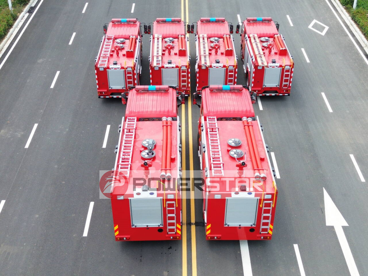 Morocco ISUZU Fire Rescue Vehicles