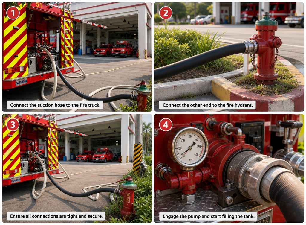 how to fill a fire truck water tank from a hydrant how to fill a fire truck water tank from a hydrant