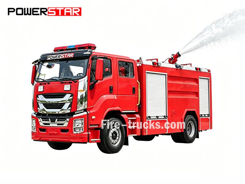 Powerstar Isuzu 240 HP Emergency Fire Pumper - POWERSTAR Trucks