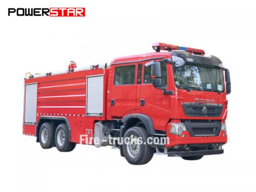HOWO TX 460HP Fire protection trucks