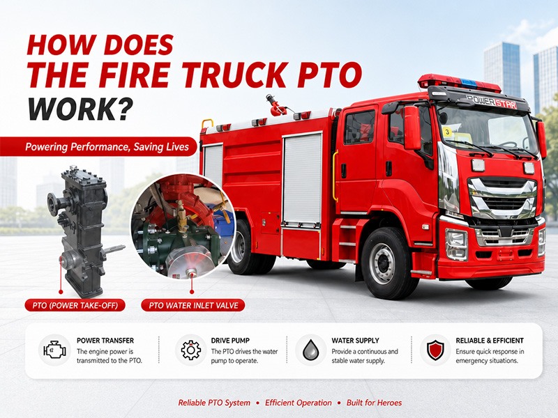Bagaimanakah PTO (Pengambilan Kuasa) Trak Bomba Api Berfungsi?